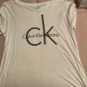 Women’s white CKJ shirt!!!!